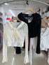 Fancy Lacey Shrug With Tank Tops Sets